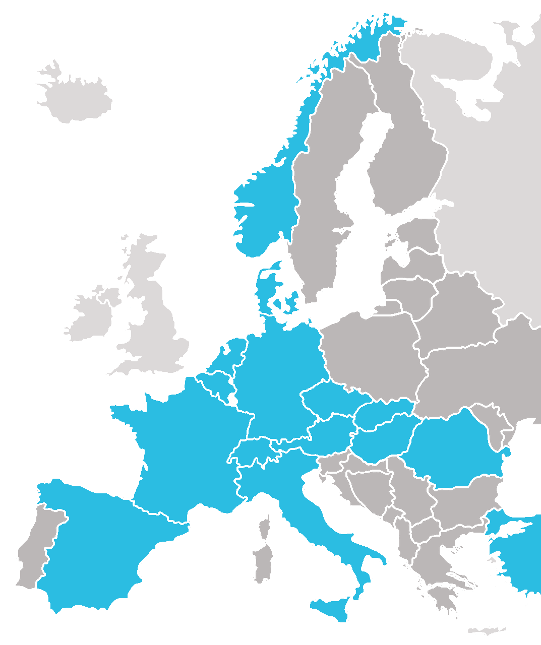 Karte Bunzl Continental Europe 2