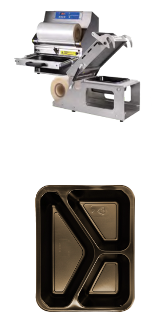 Siegelmaschine und Siegelschale